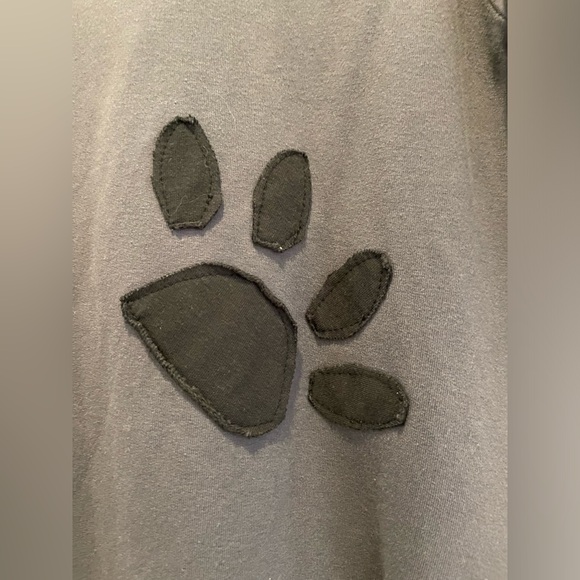 MADE IN GREECE beautiful dress with cat and paw prints - Picture 5 of 7